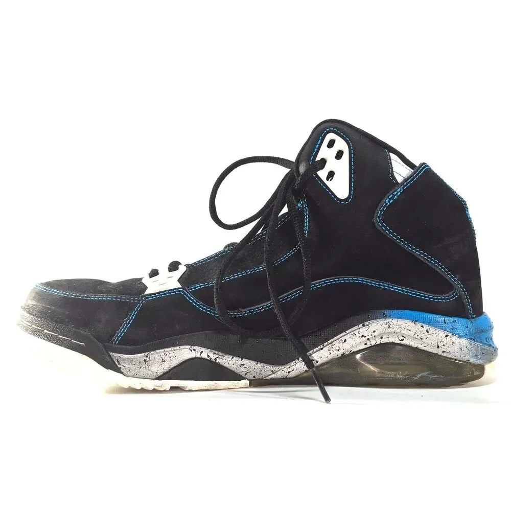 Jordan Flight 45 High Men's Size 12 Black Orion Blue Sneakers 375512-001